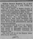 William Herbert Renfrow's Obituary